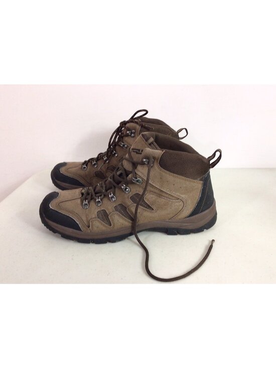 Brown Suede Hiking Boots Outdoor Ankle Waterproof Mens 13 main image 4